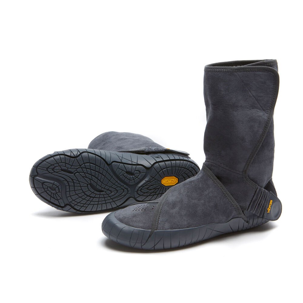 Vibram Furoshiki Mens Eastern Traveler Mid - Boots Grey - ZRH518904